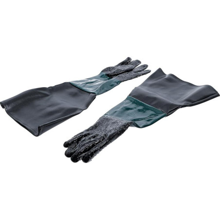 Gants de Rechange pour Cabine de Sablage à Air Comprimé - Compatible Art. 8717 - Protection et Confort - BGS