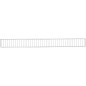 Grille Frontale 1000 x 95 mm - Résistante et Pratique pour Ventilation - BGS