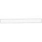 Grille Frontale 1250 x 95 mm - Protection et Ventilation Optimale - BGS