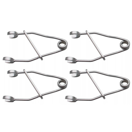 Outil de Calage de Piston de Cylindre de Frein 4 pcs - Précision et Sécurité, Acier, Pro - D-Work