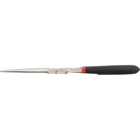 Pince à Becs Longs 150 mm - Avec Ressort - Précision et Confort d Utilisation, Acier, Zones Difficiles - D-Work