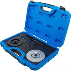 Plaque de Compression pour Jeu d’Outils Roulement de Roue - Dimensions 16,1x14x3,1 cm - Acier Robuste - Utilisation Précis - BGS