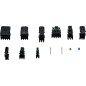 Assortiment de Connecteurs Étanches à l’Eau 232 Pièces - Résistants et Pratiques pour Installations Électriques - BGS