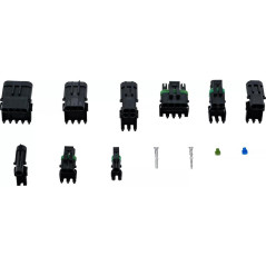 Assortiment de Connecteurs Étanches à l’Eau 232 Pièces - Résistants et Pratiques pour Installations Électriques - BGS