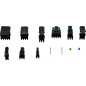 Assortiment de Connecteurs Étanches à l’Eau 232 Pièces - Résistants et Pratiques pour Installations Électriques - BGS