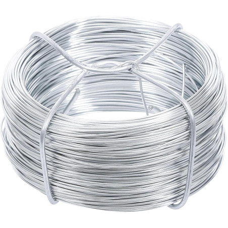 Fil de Fer Zingué 50 m x 0,7 mm - Résistant et Polyvalent - BGS