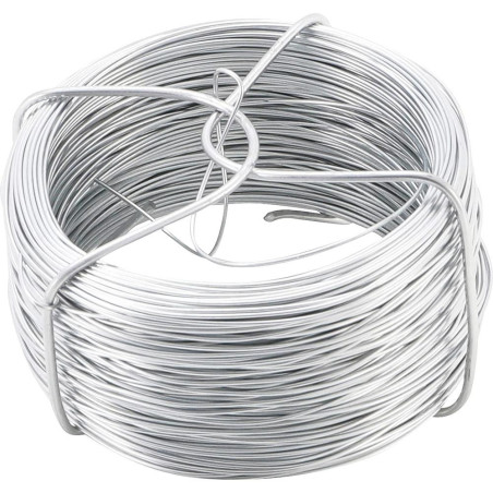 Fil de Fer Zingué 50 m x 0,7 mm - Résistant et Polyvalent - BGS