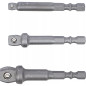 Jeu d Adaptateurs à Bascule de Perceuse 6,3 mm (1/4 ) - 3 Pièces - Compatibilité et Praticité - BGS