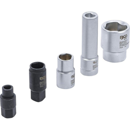 Jeu de Douilles pour Pompes Bosch VE - 5 Pièces - Acier Résistant - Entretien Facile et Précis - BGS