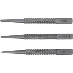 Jeu de Pointeaux 3 pcs - Pro - Acier, Précision et Durabilité - D-Work