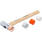Maillet avec Tête Interchangeable Ø35 mm - Manche Hickory - Précision et Confort d Utilisation - BGS
