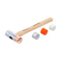 Maillet avec Tête Interchangeable Ø35 mm - Manche Hickory - Précision et Confort d Utilisation - BGS