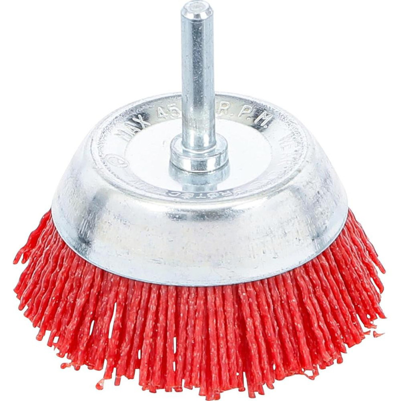 Brosse Verticale Nylon Ø75 mm - 9,1x7,6x15,7 cm - Résistante et Polyvalente - - BGS