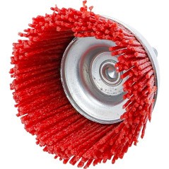 Brosse Verticale Nylon Ø75 mm - 9,1x7,6x15,7 cm - Résistante et Polyvalente - - BGS