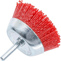 Brosse Verticale Nylon Ø75 mm - 9,1x7,6x15,7 cm - Résistante et Polyvalente - - BGS