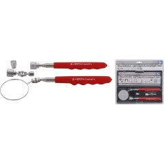 Jeu d Aimants de Levage et Miroir d Inspection - 4 Pièces - Pratique et Polyvalent - - BGS