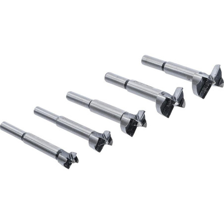 Jeu de Forets Forstner 5 pcs - Pro, Acier, Précision et Polyvalence - D-Work