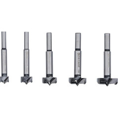 Jeu de Forets Forstner 5 pcs - Pro, Acier, Précision et Polyvalence - D-Work