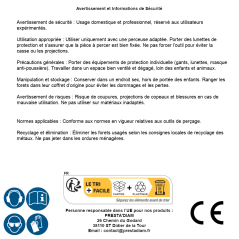 Jeu de Forets Forstner 5 pièces - Acier, Précision et Polyvalence - - BGS