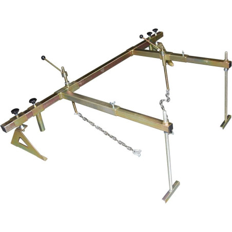 Support Moteur 4 Points 510-845 mm - Capacité 315 kg - Solide et Stable, Acier, Pro - D-Work