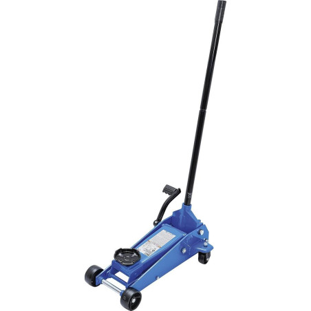 Cric Rouleur Hydraulique 3T - Pédale de Levage Rapide - Robuste et Pratique - BGS