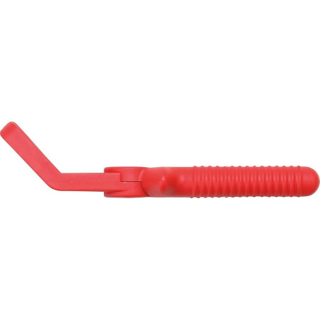 Pince à Durites Coudées 220 mm - Acier, Précision et Maniabilité, Zones Difficiles - D-Work