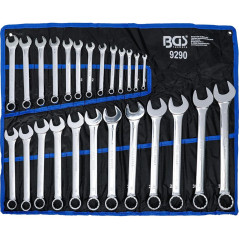 Jeu de Clés Mixtes 25 pcs 6-32 mm - Polyvalence et Précision - Acier Résistant - D-Work