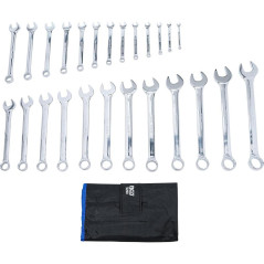 Jeu de Clés Mixtes 25 pcs 6-32 mm - Polyvalence et Précision - Acier Résistant - D-Work