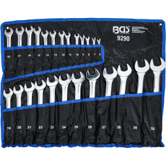 Jeu de Clés Mixtes 25 pcs 6-32 mm - Polyvalence et Précision - Acier Résistant - D-Work