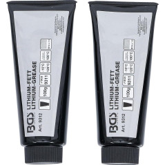 Graisse Lithium pour Mini-Pompe à Graisse - 2 Tubes - Lubrification Efficace et Protection Anti-Usure - - BGS
