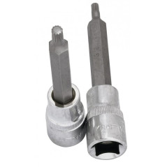 Douille à Embouts 200 mm - 12,5 mm (1/2), Denture Multiple Intérieure XZN - Précision et Robustesse - D-Work