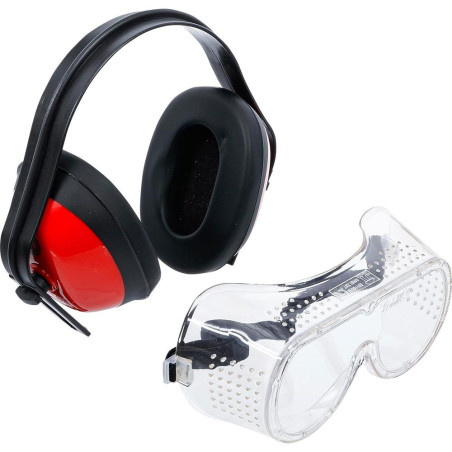 Kit de Sécurité au Travail 2 pcs - Protection Essentielle, Plastique - D-Work