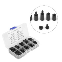 Assortiment de Vis de Séparation et Écrous Hexagonaux Nylon - 300 pcs - Résistants et Légers - - BGS