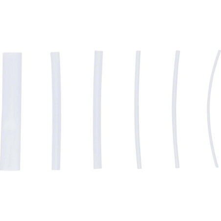 Assortiment de Gaines Rétractables Transparentes - 150 Pièces - Protection et Isolation Électrique - BGS