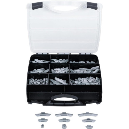 Assortiment de Poids d'Équilibrage 320 pcs, Acier, Précision et Durabilité, Pro - D-Work