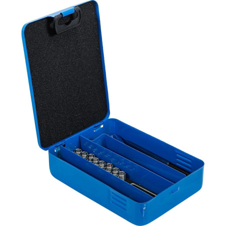 Kit de Réparation de Filets M8 x 1,0 mm - 29 pcs - Réparation Précise et Durable, Acier, Pro - D-Work