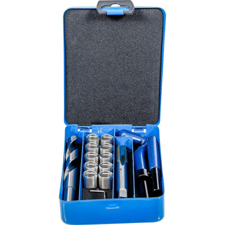 Kit de Réparation de Filets M14 x 1,5 mm - 14 pcs - Réparation Précise et Durable, Acier, Pro - D-Work