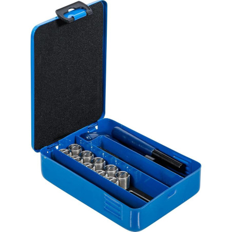 Kit de Réparation de Filets M14 x 1,5 mm - 14 Pièces - Réparation Précise et Durable - - BGS
