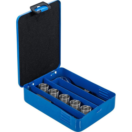 Kit de Réparation de Filets M18 x 1,5 mm - 7 Pièces - Réparation Précise et Durable - - BGS