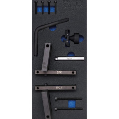 Insert de Servante d Atelier 1/3 - Coffret de Calage pour BMW S65 - Organisation et Protection Optimale - BGS