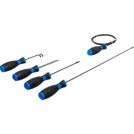 Jeu d Outils pour Acheminement de Câbles 5 pièces - Polyvalent et Pratique - BGS