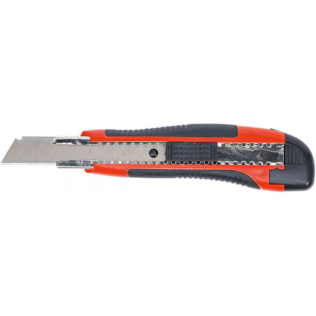 Cutter à Lames 18 mm - Lame Large et Précise - Coupe Facile et Sécurisée - BGS