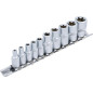 Jeu de Douilles à Profil E 6,3 mm (1/4) - 10 pcs E4 à E16 - Précision et Polyvalence, Acier - D-Work Jeu de Douilles à Profil E 6,3 mm (1/4) - 10 pcs E4 à E16 - Précision et Polyvalence, Acier - D-Work