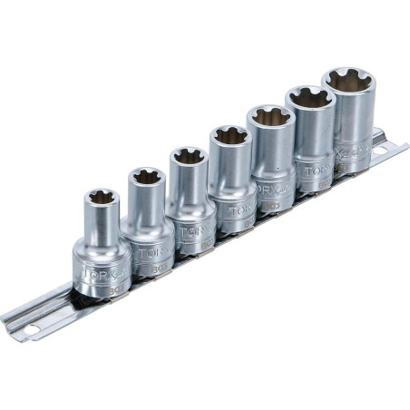 Jeu de Douilles Profil T Plus 10 mm 7 pièces - Précision et Durabilité - BGS