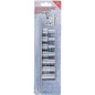 Jeu de Douilles Profil T Plus 10 mm 7 pcs - Précision et Durabilité, Acier - D-Work Jeu de Douilles Profil T Plus 10 mm 7 pcs - Précision et Durabilité, Acier - D-Work