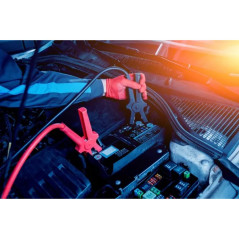 Câble de Démarrage 3 m - 200 A, 16 mm² - Pour Voitures Essence - Sécurité et Performance - BGS