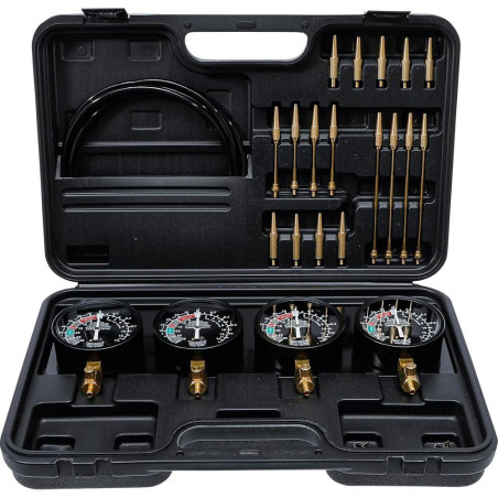 Kit Testeur de Synchronisation de Carburateur 26 pcs - 4 Chronos Inclus - Précision et Facilité d Utilisation - D-Work