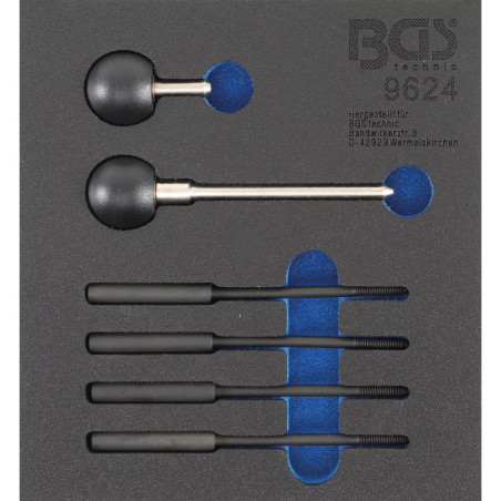 Insert de Servante d Atelier 1/6 - Fixation Vilebrequin Porsche M96 - Précision et Sécurité - BGS
