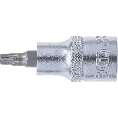 Douille à Embouts 55 mm - 12,5 mm (1/2), Profil Torx T35 - Précision et Robustesse, Acier - D-Work