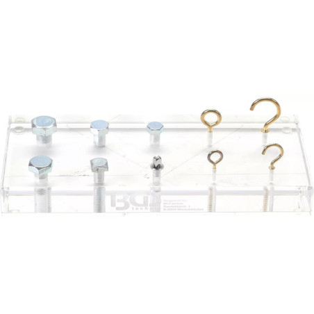 Bloc de Démonstration pour Douilles Universelles - 9,5 x 4,5 x 26,5 cm - Polyvalent et Robuste - D-Work